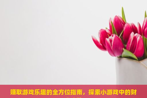 赚取游戏乐趣的全方位指南，探索小游戏中的财富之路