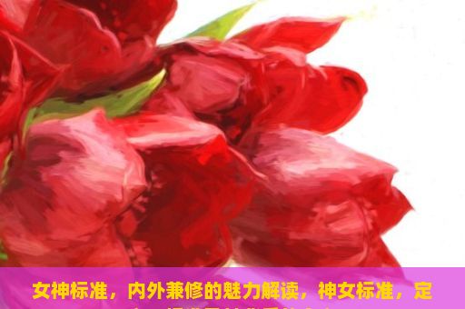 女神标准，内外兼修的魅力解读，神女标准，定义、标准及其背后的含义